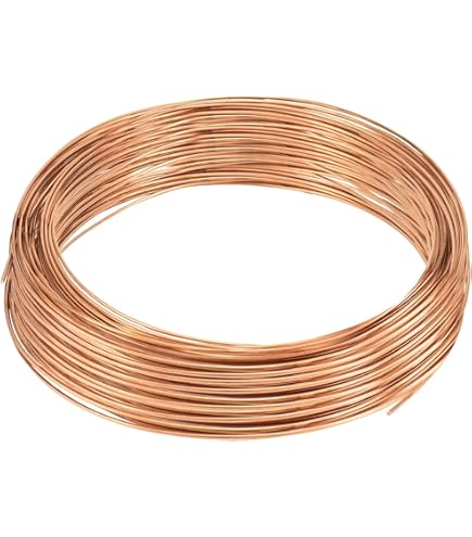 Filo Di Rame Puro T2 - 0.5mm X 50m, Non Smaltato, Per Elettronica, Fai Da Te, Gioielli E Esperimenti - Foto 5