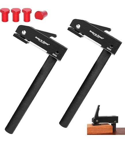 Pince De Maintien Rapide Bureau 20mm - Réglable Pour Établi - Fixation Bois Sculpture