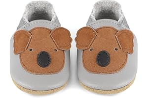 LACOFIA Miękkie skórzane buty dziecięce antypoślizgowe miękkie niemowlę chłopcy dziewczęta kapcie dziecięce buty dla początkujących chodzików 0-24 miesięcy
