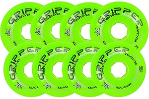 Labeda Rollhockey-Räder, Crossover-Set, 8 Stück, Farbe und Größe wählbar