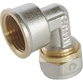 SOMATHERM FOR YOU - / 3764-16-15 - compression elbow for multilayer pipe &Oslash; 16 - Female 15/21 (1/2 '')