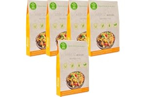 The Konjac Shop – Ryż Konjac 270g | Bezglutenowy, Niskokaloryczny, Niskowęglowodanowy (Opakowanie 5 sztuk)