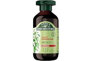 ANTICA ERBORISTERIA LABORATORIO NATURA Antica Erboristeria - Shampoo Seboregolatore all'Ortica per Capelli Grassi, Formula Vegan Senza Siliconi, 250ml