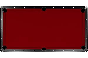 Hathaway Championship Saturn II Billardtuch, Billardtisch-Filz, Burgunderrot, 2,1 m