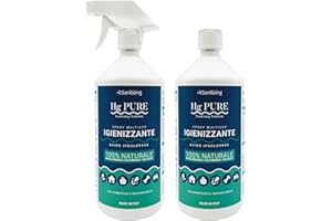 >ITSANITIZING Hg PURE, Spray Igienizzante Multiuso, Acido Ipocloroso, Rimuove Virus e Batteri, Per Mani, Alimenti, Superfici, Naturale, Ipoallergenico, Eco-friendly, No alcool (2)
