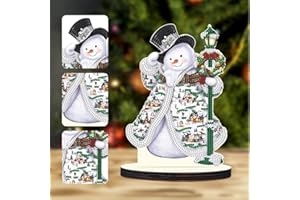 Starnearby DIY Diamond Painting Weihnachtsdeko, 5D Diamant Painting Kit Weihnachtsbaum, Diamant Malerei Kunst Set Weihnachten Ornamente Geschenke (Weihnachtsbaum J)