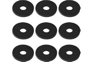 EMSea 100 st M8 gummibrickor platta gummibrickor runda tätningsbrickor 25,8 mm OD x 8 mm ID x 3 mm tjocka för VVS industriell