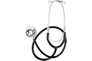 TRIXES Stéthoscope noir – Jouet pour enfants – Déguisement d'Halloween – Jouets éducatifs pour enfants faisant semblant d'être un vétérinaire, un dentiste, un médecin et une infirmière