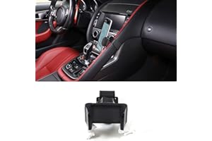 DIYUCAR For Jaguar F-TYPE 2013-2023 Car Central Control Handle Mobile Phone Holder GPS Navigation Bracket Wireless Charging Accessories (Style C)