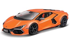 Bburago - Lamborghini Revuelto - Realistisk bilmodell i skala 1:24, Diecast-replika med öppningsbara dörrar, officiell Lamborghini-licens, rekommenderad ålder 3+ år
