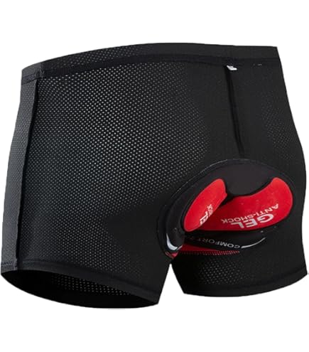 Slip Imbottiti Per Ciclismo Uomo - Pantaloncini Bici MTB, Traspiranti, Confortevoli - Foto 7