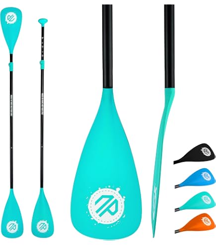 Pagaie SUP Réglable 2/3 Parties - Aluminium | Pour Stand Up Paddle | Longueur 176-217cm