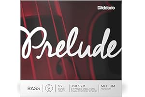 D'Addario Prelude 1/2 Scale Medium Tension Single G String for Double Bass