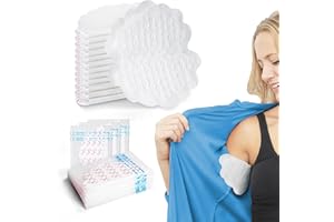MAIYADUO Almohadillas Sudor Axilas Mujer Hombre, 20 Parches Antisudor Axilas, Almohadillas Protectoras para el Sudor, Armpit Sweat Pads (20 Piezas)