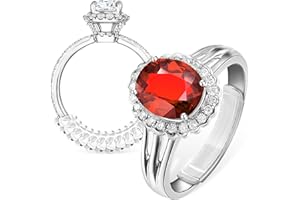 AMBERART Ring Size Adjuster for Loose Rings, Discreet Ring Adjusters, Ring Spacer for Women and Men, Make Ring Smaller, 12 Pcs(2 Styles)