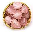 Plus Value Natural Rose Quartz Tumbled Stone Pebbles Heart Chakra Healing, Reiki Crystal Therapy, Vastu, Love, Relationship, Marriage Items Showpiece Home Decor Bedroom Couples (200 Grams, Brazil)