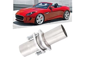 KENANLAN 2,5 Tum Rostfritt Stål Quick Fix Flange Repair Pipe Kit, Fläns Pipe Avgas, Byggd med överlägset Material, Utsökt Utförande, Universal för de Flesta Fordon