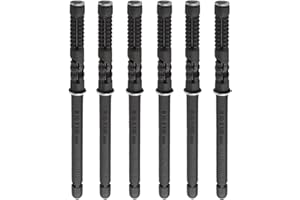 Gedotec Wspornik stołowy stal ocynkowana na brązowo – CLEAR | 6 sztuk wsporników regałowych metalowych – wsporników do dużych obciążeń | uchwyt do regału do montażu na ścianie | niewidoczny wspornik półki ściennej ocynkowany (10 x 100 mm)