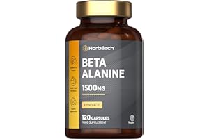 HORBÄACH Beta Alanine 1500mg | 120 Vegan Capsules | Premium Amino Acid Supplement for Men & Women | by Horbaach