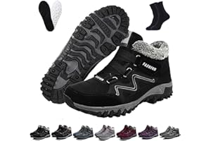 RUILEYOU Ofreischuhe Solvema Orthopädische Winterschuhe, Orthofree Winter Shoes, Warm GefüTterte Snow Boots FüR sDamen Und Herren