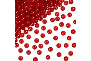 TOAOB THE ONE AND ONLY BABY TOAOB 100 Pezzi Perline di Calcedonio Rosso Naturale Pietra 6mm Rotonde con Foro per Bracciale Collana Braccialetti Anello Fai da Te Creazione di Gioielli