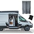 BLACKHORSE-RACING Magnetic Van Bug Fly Screen Replacement for Mercedes Sprinter Vans and Other Campervans, Magnetic Mosquito Net for Motorhome RV Sliding Door Van Screen Bug Mesh - Small