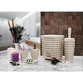 Primanova M-SAS06-09 Palm 5 Li Bathroom Set, Beige