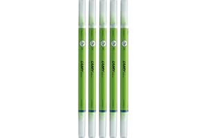 LAMY Incl. set di 5 cancellatori in plastica con punta di spinta e punta di correzione – solo per cancellare inchiostro blu reale