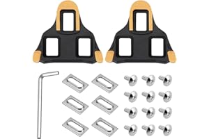 QUIIEOSKIA 2 Pcs Calas para Pedales SPD-SL, Calas para Zapatillas de Pedales Bicicleta MTB Carretera, Calas Compatibles con Shimano SPD SL SM-SH10 SM-SH11 SM-SH12