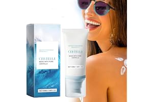 ALELYER Crème Solaire Centella SPF 50,Centella Sunscreen Spf 50,Hyalu-Cica Water-Fit Sun Sérum 50 ml, Madagascar Centella,Crème Solaire pour la Peau,Réparer Hydrater la Peau,Rafraîchissante et Non Collante