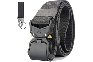 Bansga Cinturón Táctico de los Hombres Estilo Militar con Nosotros Cinturón de Nylon de Alta Resistencia Para el Entrenamiento de Caza Ejército Que se Ejecuta