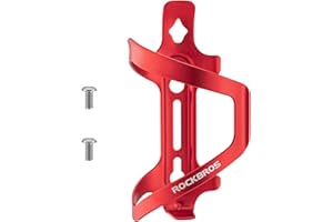 ROCKBROS Portabidón de Bicicleta MTB Soporte Botella de Aleación de Aluminio Porta Bidones para Bici Montaña Carretera 1PCS
