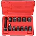 KS Tools 515.0112 1/2-Inch Impact Socket Set, 12 Pieces, 10-24mm