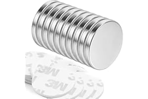 Wukong Magneti al Neodimio,30x4mm Calamite Magneti Potenti Super Forte da Parete per Lavagna Magnetica Frigorifero,Mini Magneti Rotonde Servizio Pesante (10 Pezzo)