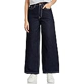 Amazon Brand - Symbol Women Baggy Wide Leg Jeans (High Rise | Full Length) (Available in Plus Sizes)