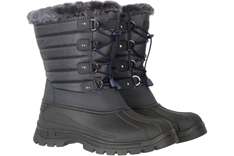 Mountain Warehouse Whistler Womens Snow Boots - Snowproof Ladies Winter Shoes, Warm, Textile Upper, Reinforced Heel & Toe Bumpers - Ideal for Walking, Hiking
