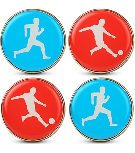 4pcs TwoSided Referee Toss Coin For Soccer Football Volleyball Table - View #2