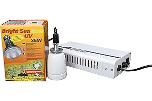 Lucky Reptile Bright UV Jungle - Lampada a vapori Metallici 70 W per portalampada E27 - Lampada da terrario con Spettro di Luce Diurna - Lampada Termica Raggi UVA e UVB - Rettili Tropicali