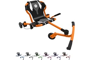 EzyRoller Drifter X Trike Dreirad Drift Kinderfahrzeug Spielgeräte für draußen Dreirad Kinder Dreiradscooter 6-14+ Jahre (orange)