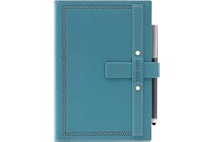 GOLDAYPLN 2024-2025 Diary A5 Page a Day Full Year Planner, Diary 2024-2025 from Jul 2024 to Jun 2025, Daily Monthly Planner with Calendar, Pen, Pen Holder, Month Tabs, inner Pocket (Blue)