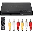 DVD Player, LASIEYO DVD Player VCD Player for TV with AV Cable, CD Player USB Multifunction Player with Remote Controller for Home Stereo System