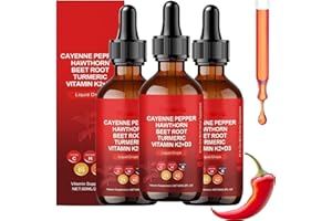 LZHIOS Natural Cayenne Pepper Drops, Rethes, Gleame, Natural Cayennes Pepper Extract Drop Body for Men and Women (3pcs)