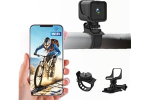 SecuraLen Mini Action Cam, WiFi 1080P HD & 120° Weitwinkel Helmkamera, 4 Stunden großer Akku Actionkameras mit Wasserdichter Funktion