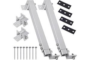 YZDKSMG Solarmodul Halterung Befestigung Solarmodul Variable Aufständerung 15°-30° Aluminium PV Panel Halterungen Aufständerung für Solarmodule auf Flach Dach, Wandmontage, Wohnmobil, Boote, Balkonkraftwerk