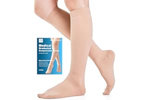 WEEKEND PENINSULA Medizinische Kompressionsstrümpfe Damen & Herren 20-30 mmHg Klasse 2, Größe S-4XL, Abgestufte Unterstützung Kompressionssocken Stützstrümpfe für Krampfadern Ödeme Flug