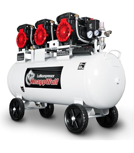 Compressore D'Aria KnappWulf KW3100 - 100L, 10 Bar - Professionale Per Officina E Hobby