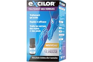 EXCILOR - Gel acido - Trattamento Verruche Mani & Piedi con gel acido - Risultati visibili da 1 settimana - Clinicamente provato1-4 ml