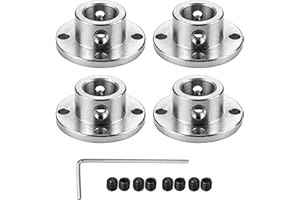 WINWILL 4Pcs 14mm Flange Coupling Connector, Rigid Guide Model Coupler Accessory, Shaft Axis Fittings for DIY RC Model Motors