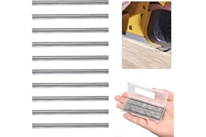 ihohi 0-82mm HSS Reversible Planer Blades, Electric Planer Knives with Dual Cutting Edges Replaces Makita, Black& Decker, Bosch, DeWalt, Trend and Elu etc.