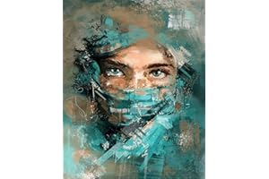 Maysurban Malen nach Zahlen Erwachsene, DIY Handgemalt Ölgemälde Malerei auf Leinwand Anfänger Malsets mit Pinseln und Acrylfarbe Ohne Rahmen 40x50cm